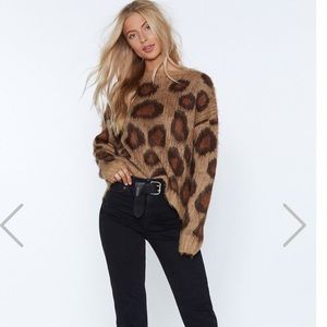 The You Drive Me Wild Sweater Leopard😍